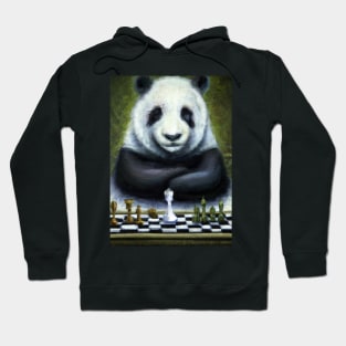 Panda Plays Chess Hoodie